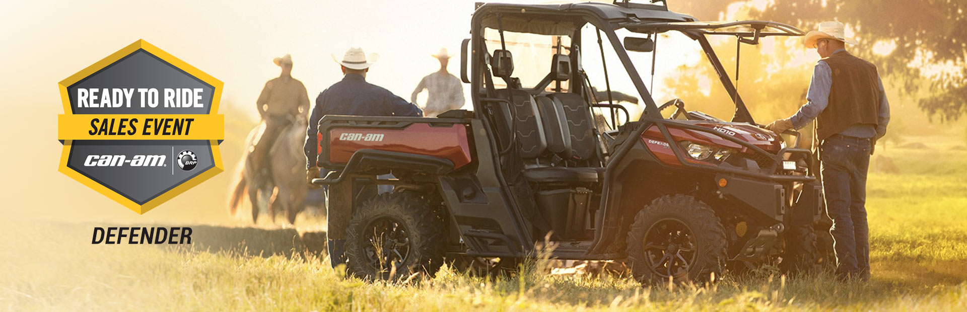 Can-Am: Ready to Ride Sales Event - DEFENDER
